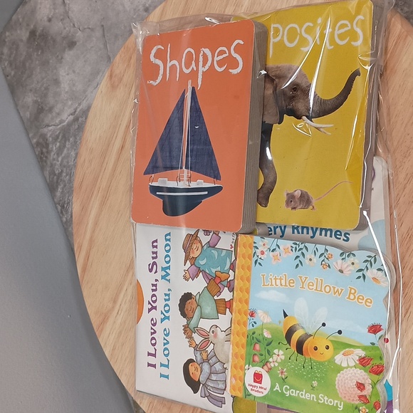 5pc Childrens Book Bundle Reading Nursery Rhymes Shapes Opposites Baby - Picture 14 of 15